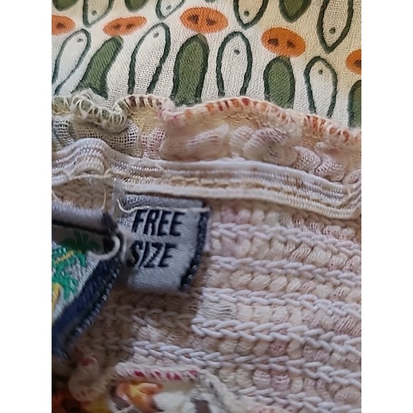 India Boutique Dress One Size Multicolor Elastic Stretchy Top 70's Vibes - Picture 9 of 9